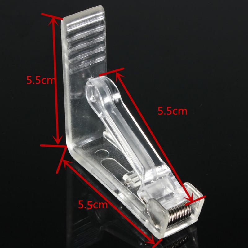 10Pcs Transparent Plastic Tablecloth Clips Non-slip Securing Holder Decorative Leaf Tablecloth Clamp Holder Table Cover Clamps