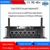 i7-10610U Vision Fanless Mini Industrial PC with Six LAN Ports - Compact Soft Router and Computer.