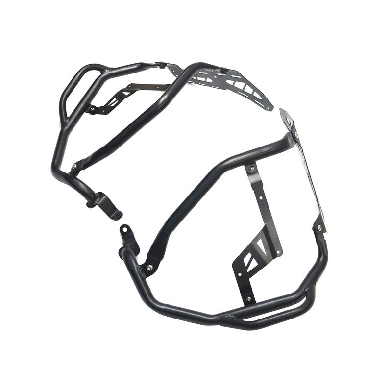 For BMW R1300GS ADV 2025 Carbon Steel Black Motorcycle Engine Upper Guard Bracket Mount Bumper Frame Support Protector Bar