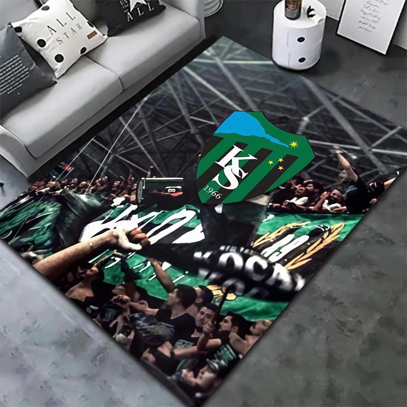 Green Camo Football Crest Carpet Rug For Living Room Bedroom Home Sofa Decoration Kids Play Nonslip Floor Mat