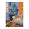 Poster Decorazione Bagno Massimalista Pittura su Tela Gatto Trendy Stampa Dopamina Estetica Kitsch Quadri per Decorazione Casa