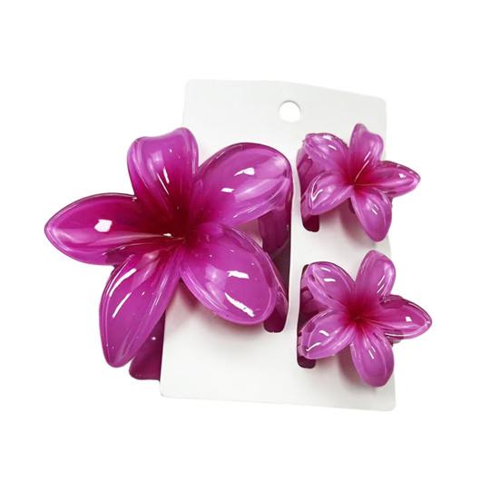 

3 шт. Женская заколка для волос с цветочным узором в виде карамельного цвета, заколка для волос в виде акулы, легкий инструмент для укладки волос