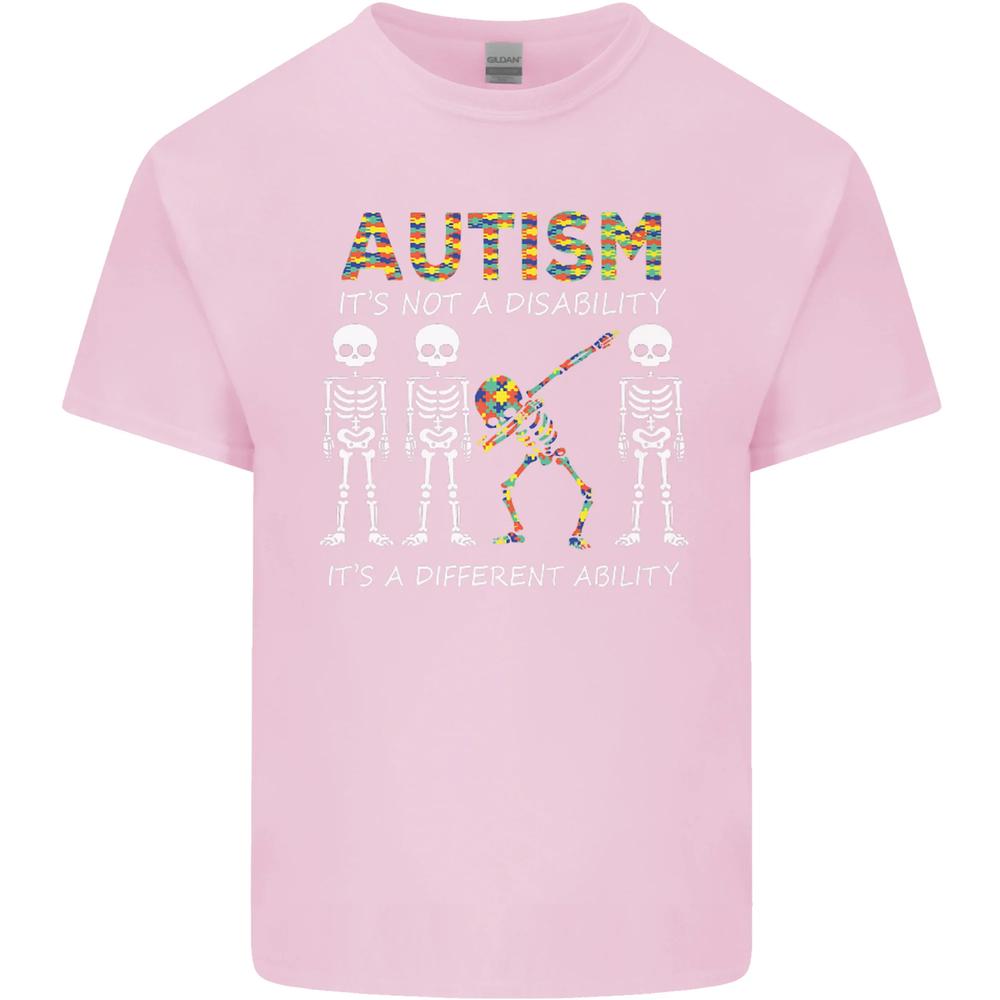 Autism A Different Ability Autistic ASD Unisexs Cotton TShirt Tee Top