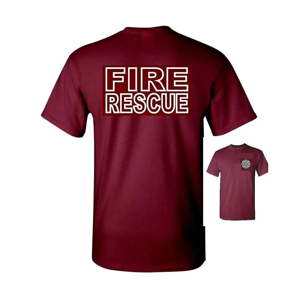Hasiči Hasiči Hasičské Vybavení Tričko Pánské Módní Tričko Hipsterské Top Krátký Rukáv