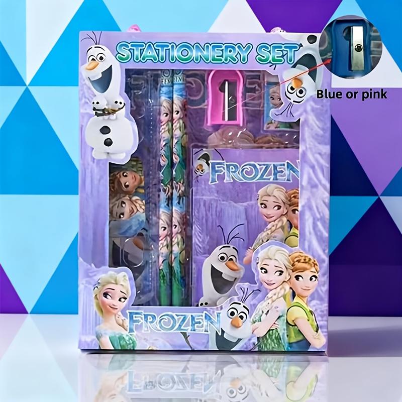 Disney Stationery Gift Set 6-Piece Creative Writing Set with Pencil, Ruler and Notebook | Holiday Party Favors and Gift Options