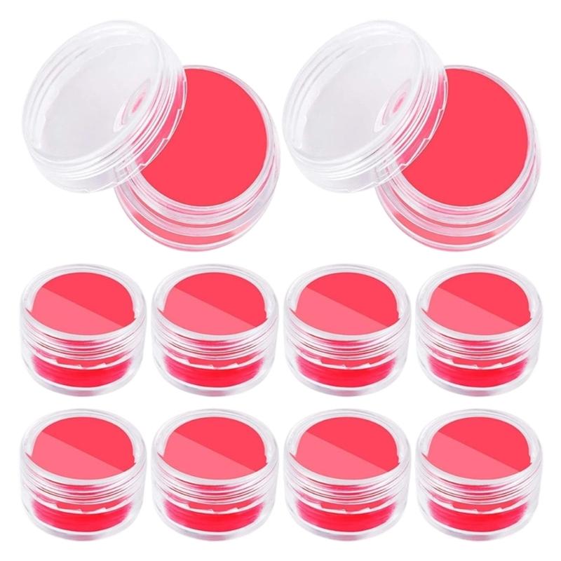 

Silicone Wax Refills For Beads Painting Pen 10pcs Case Included Craft Accessories Set красный