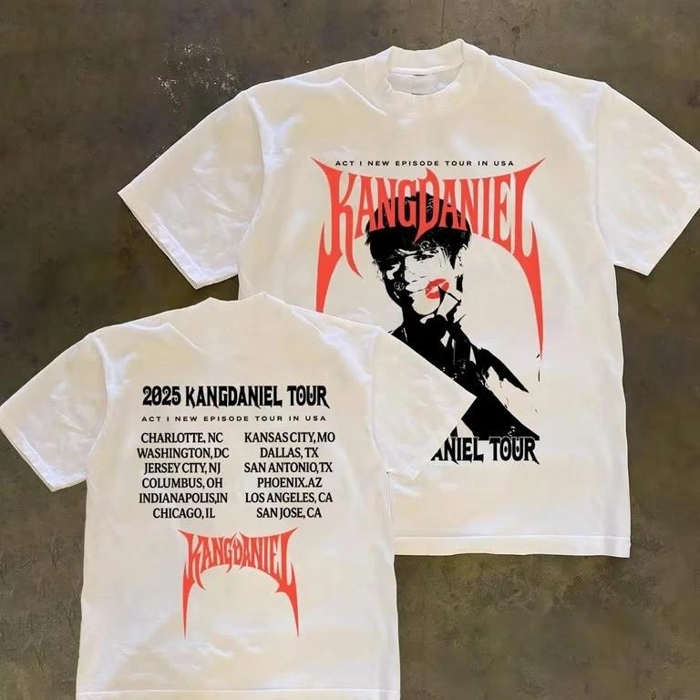 Kangdaniel World Tour 2025 Kpop Concert Fan Gifts Unisex T-Shirt Unisex T-Shirt M
