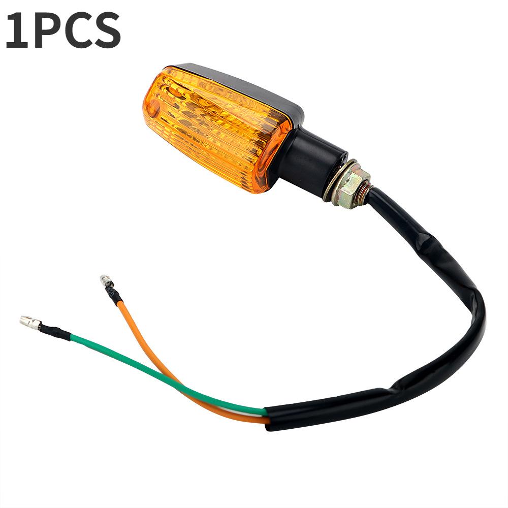 2Pcs Universal Motorcycle Turn Signal Indicator Light Turning Indicators Signal Light Blinkers Amber Motorcycle Accessories