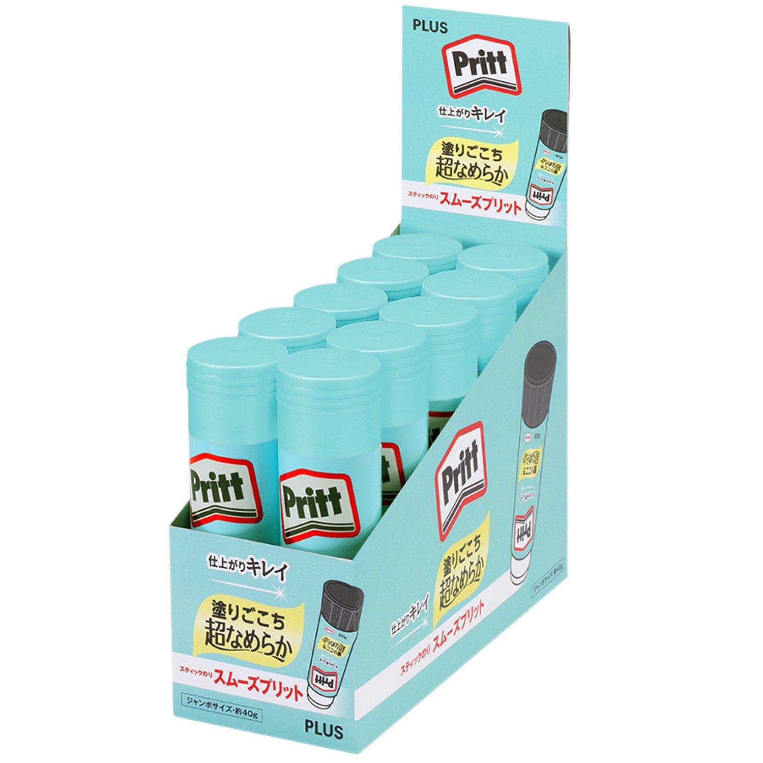 Клей-карандаш Pritt Smooth, Jumbo, 10 шт., 29-720 x 10, Светло-голубой
