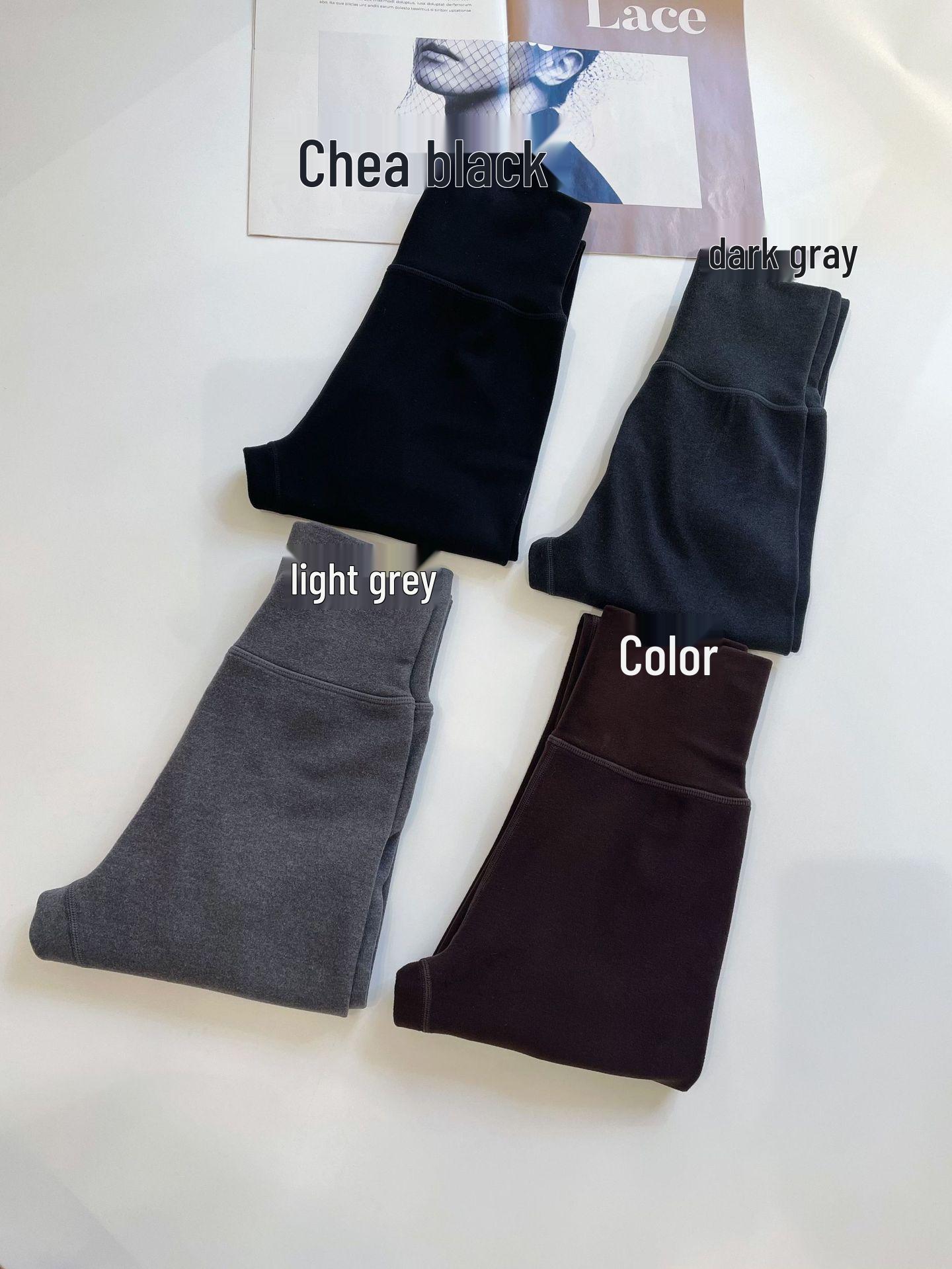

Premium High-Waisted Acrylic Fleece Leggings - 70% Imported, Ultra-Fine, Double-Sided for Casual Wear Small