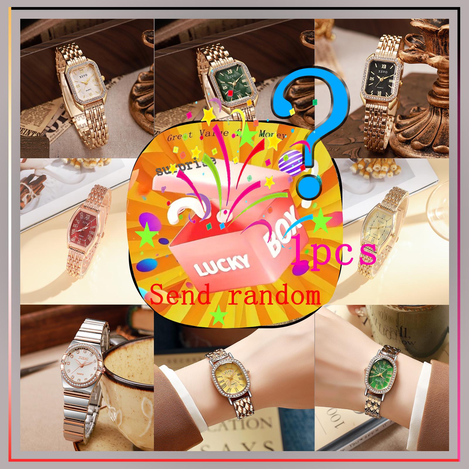 

1 шт./компл. Модные простые женские часы, случайный стиль разноцветный