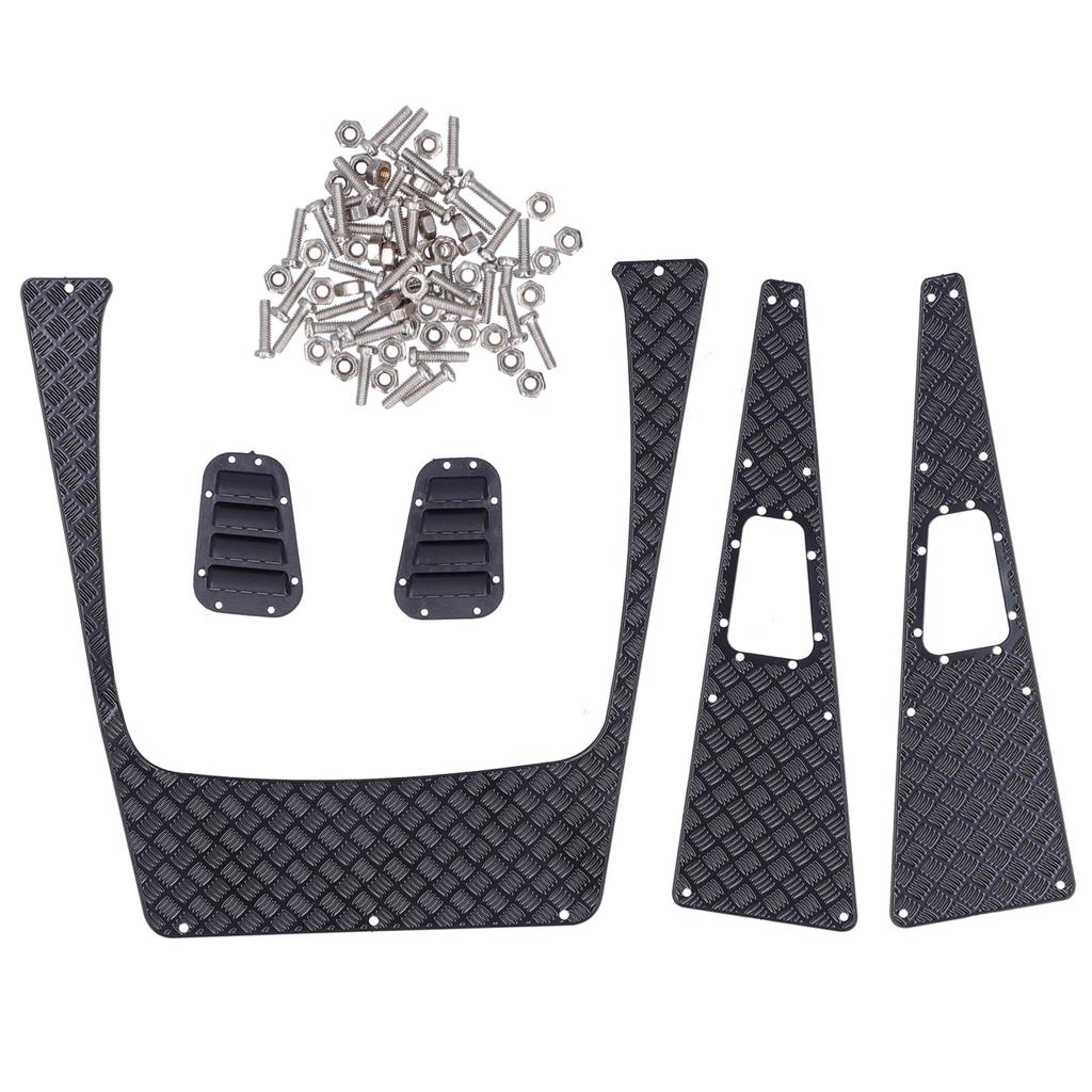 Stainless Steel Air Intake Grille Metal Intake Grille for Traxxas TRX‑4 TRX4 1 10 RC Car