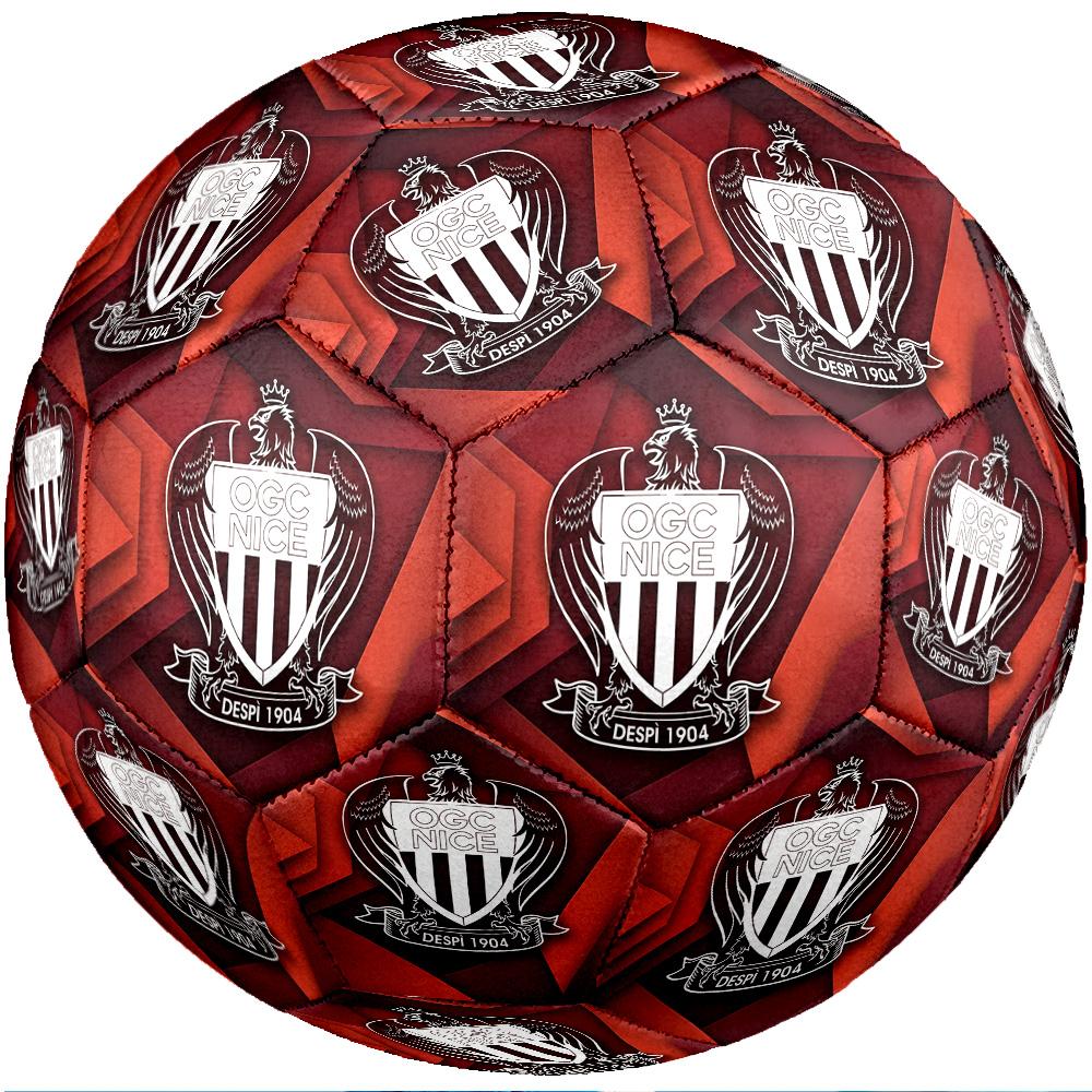 Pallone da Calcio OGC Nice FC Taglia 5 Standard Durevole per Allenamento e Partita Sport all'Aperto per Adulti