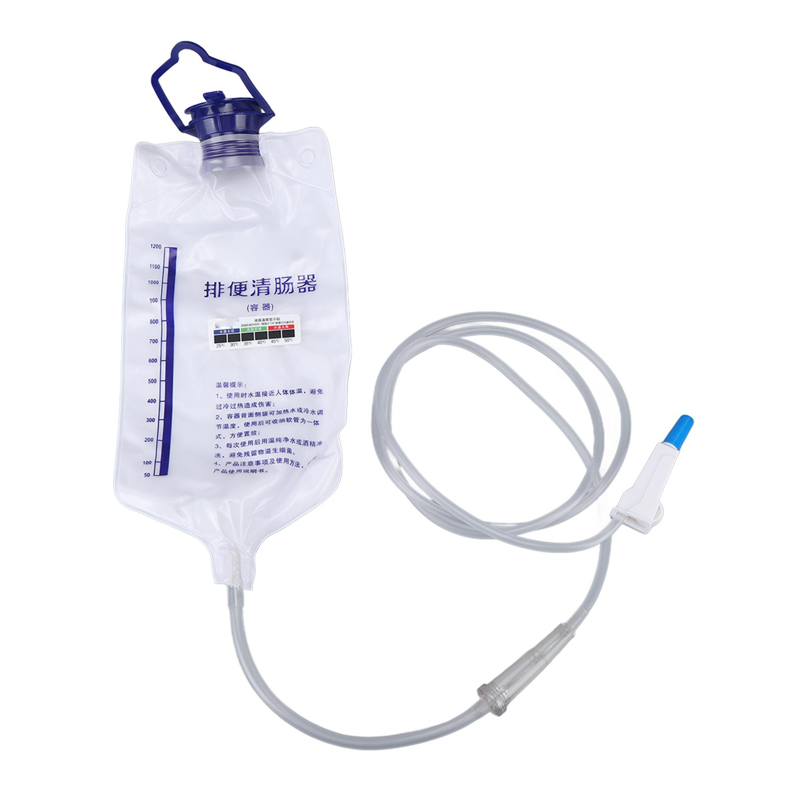 

Мішок для домашньої клізми великої ємності Багаторазовий мішок для очищення товстої кишки, мішок для анальної іригації для чоловіків, жінок