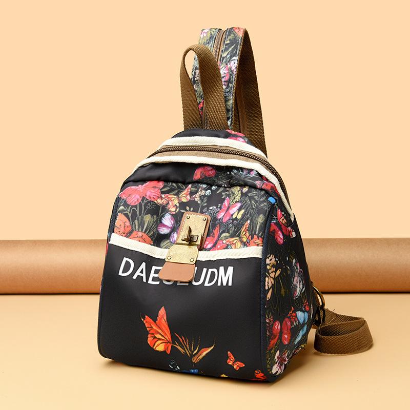 Schoolbag Large Capacity Travel Backpack 1011 New Versatile Fashion Travel Lightweight Oxford Cloth Women's Backpack