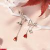 Anime Náušnice Tian Guan Ci Fu Hua Cheng Xie Lian Cosplay náušnice pro ženy Páry Květinové šperky Rekvizity Doplňky Dárky