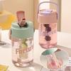600/800ml High-Capacity Straw Water Cup Premium Sports Water Bottle Perfect Outdoor Camping Drinking Tool for Refreshing Summer