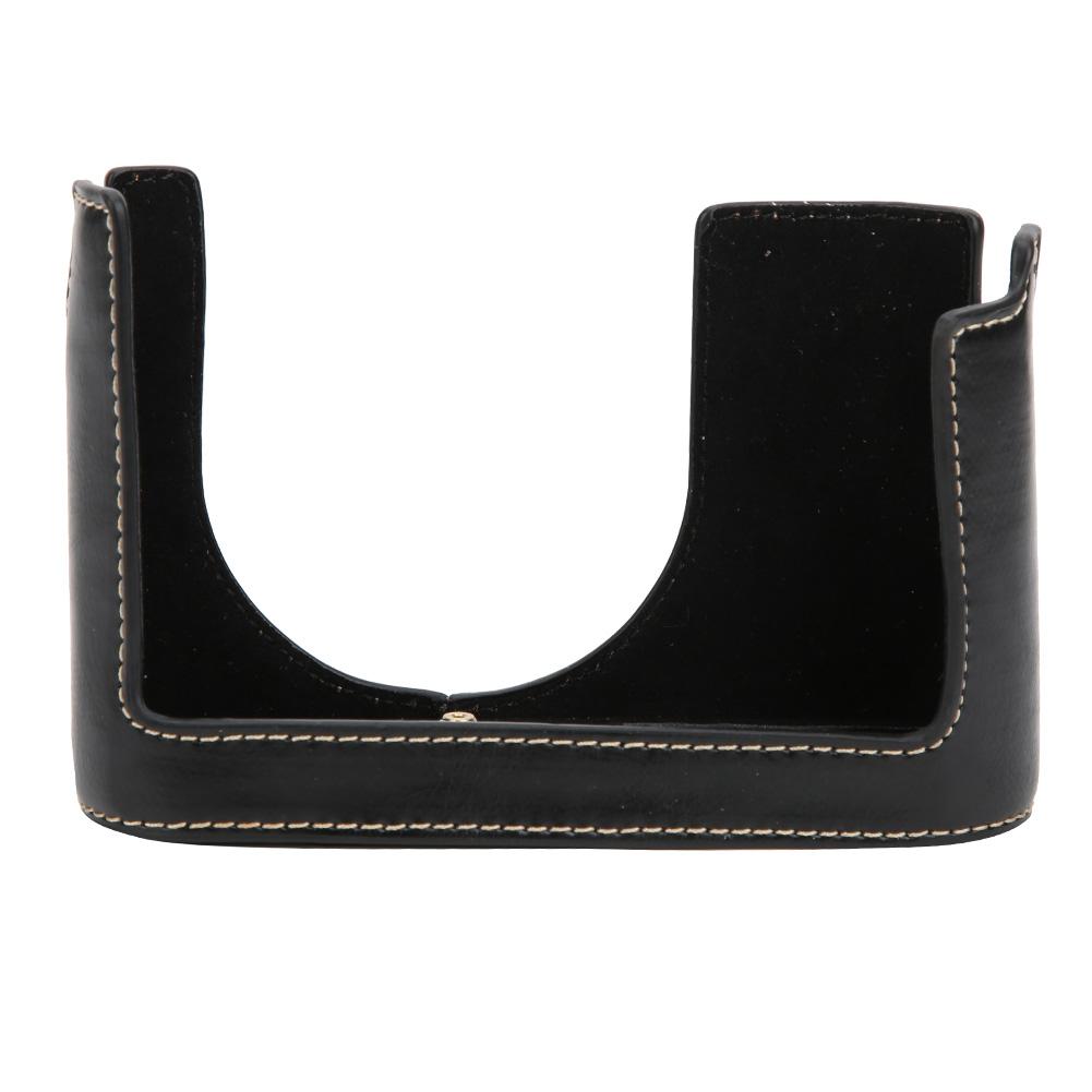 PU Leather Case ive Half Body Cover for Q Camera