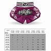 Satin Material Boxing Shorts Embroidery Design Kickboxing Shorts New Fight Shorts  MMA Training