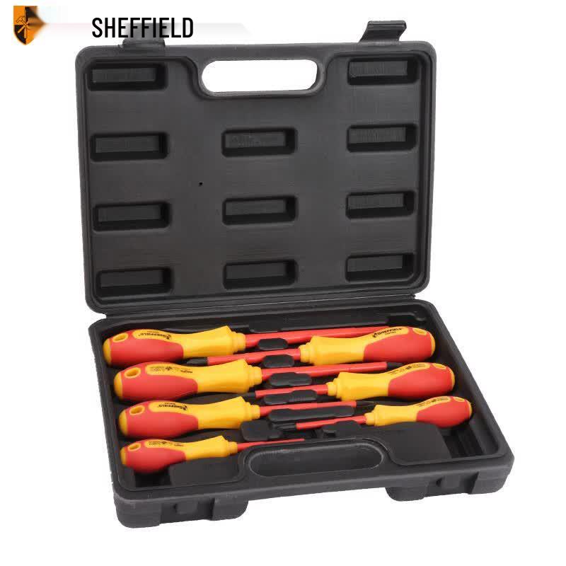 SHEFFIELD S057002 7-Piece VDE Insulated Screwdriver Set Mixed Sizes