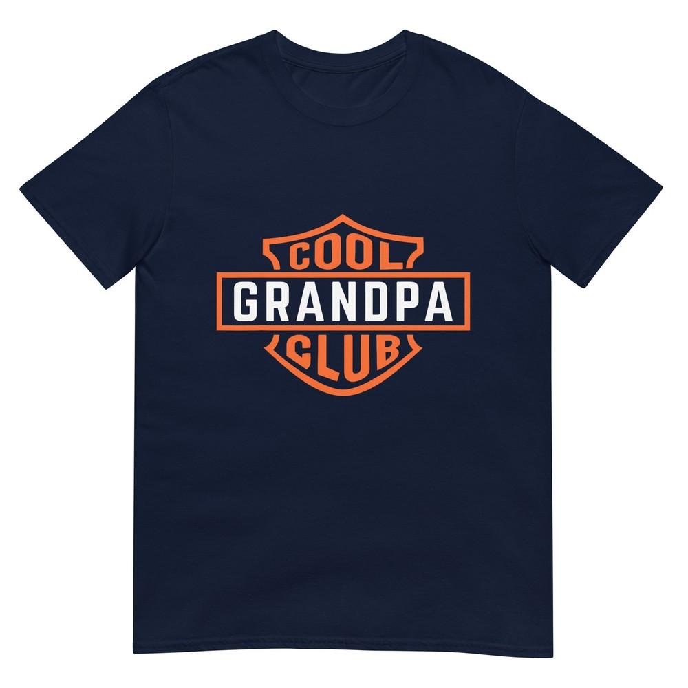 Retro Cool Grandpa Club Funny Grandpa Fathers Day For Unisex Tshirt S