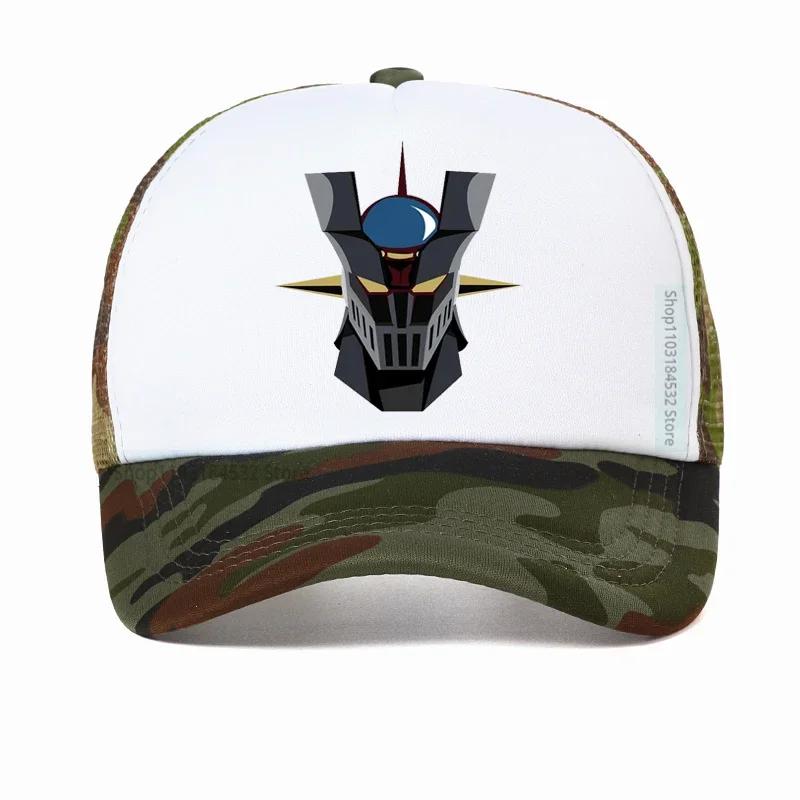Unisex summer Dad hat Anime Mazinger Z baseball cap Für Männer Design Kurzarm Mode Benutzerdefinierte Plus Cartoon Camiseta hats