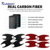 Car Door Handle Bowl Panel Cover Interior Trim Soft Real Carbon Fiber Sticker For BMW 3 Series G20 G28