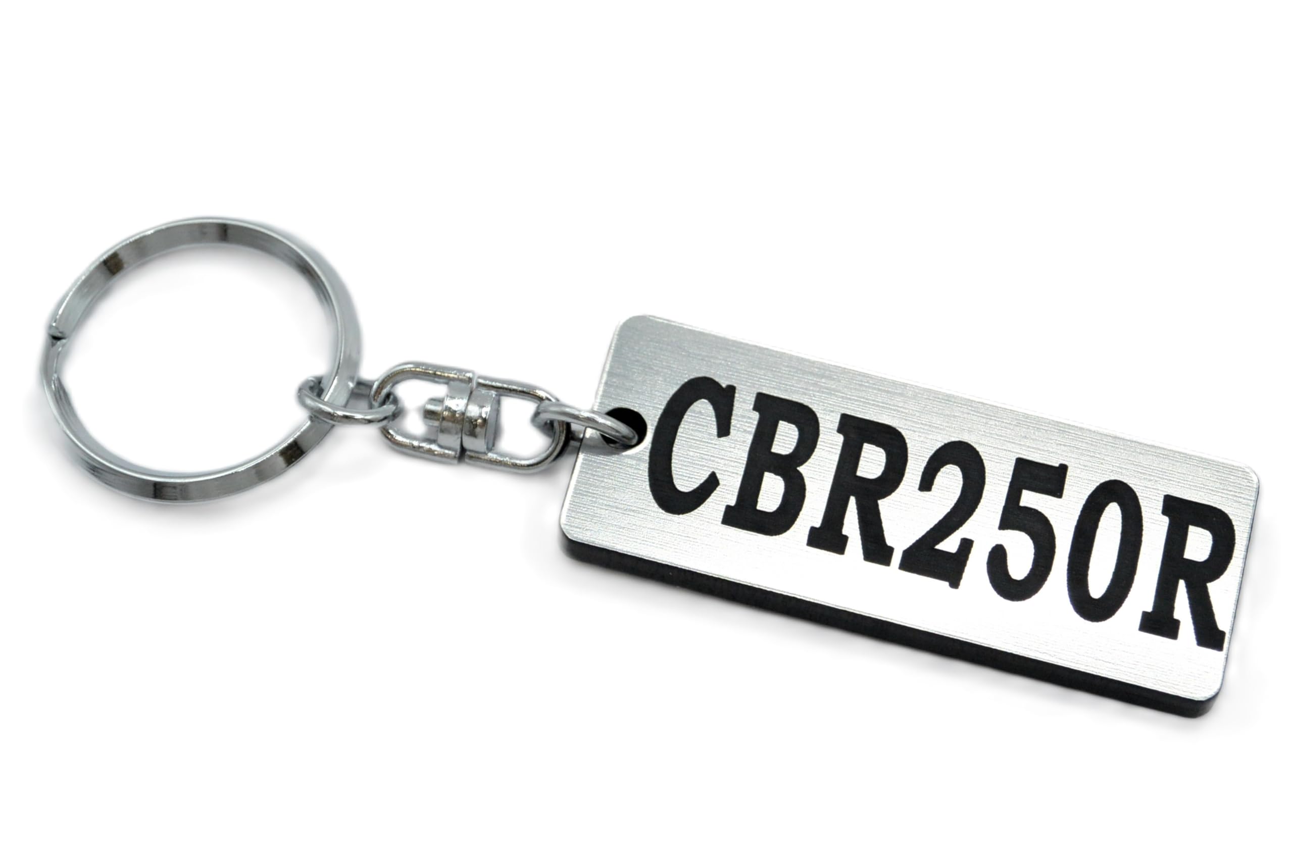 

CBR250R Honda CBR250R ABS MC41 MC17 MC19 Кастомные детали акриловый серебристый брелок QA-666-2 Двухслойный двойное кольцо серебристо-черный