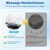 Electric Neck Massager with Heat, 3-in-1 Relaxation Pillow for Neck, Neck Traction, Shoulder Corrector for Pain Relief, Deep Tissue