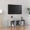 VidaXL TV Stand Concrete Grey 107x35x37 Cm Chipboard