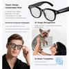 ABUO-Lecteur Audio Vidéo Musique Lunettes Intelligentes Traduction Temps Réel Caméra 2MP Appel Bluetooth Lunettes de Soleil