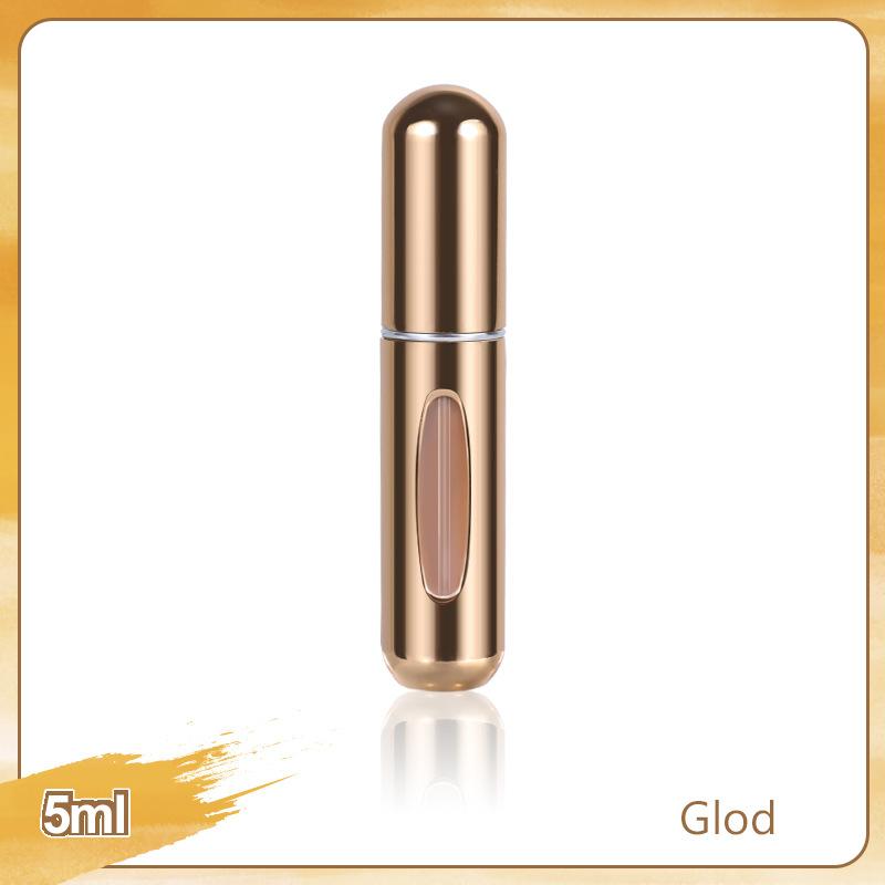 10ml 5ml Mini Portable Perfume Spray Aluminium Travel Self-Pumping Dispenser Bottle Bottom Direct Fill Jar Cosmetic Empty Tool