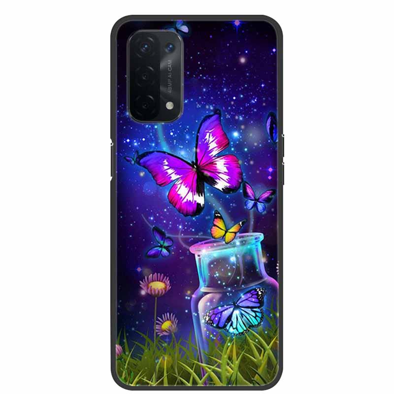 For Oppo A54 5G Case Marble Soft Silicone Back Case for Oppo A55 5G Phone Cover OppoA54 A54 A55 4G 5G 2021 Coque Funda Bag