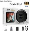 5K HD Dual-Screen Digital Camera with WIFI Transfer: Ultra-Clear Portable Selfie Cam for Students
