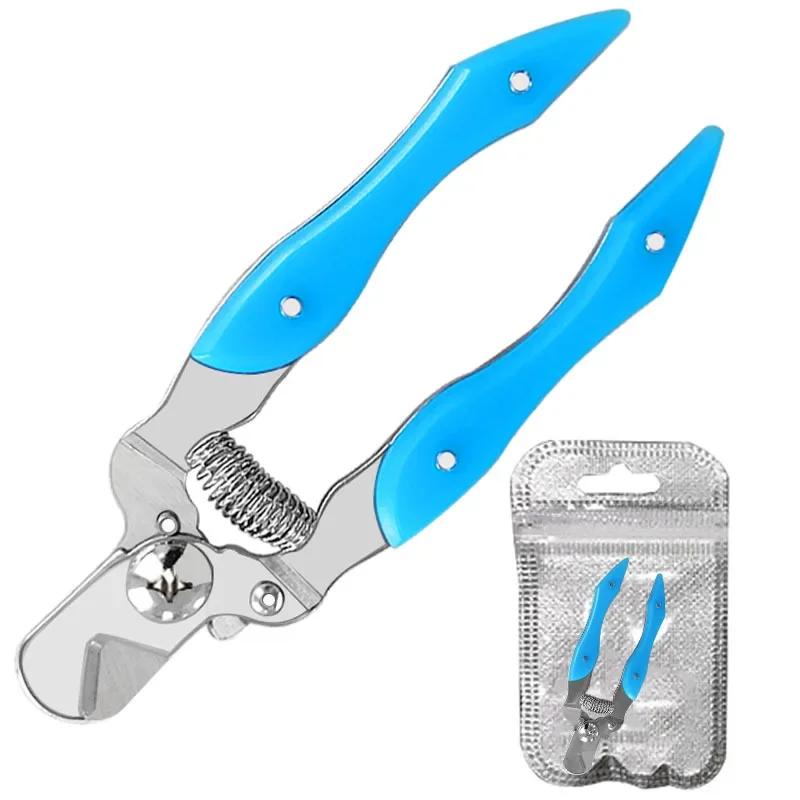 

Professional Pet Nail Clippers for Dog and Cat, Stainless Steel Pet Nail Cutting Tool синий