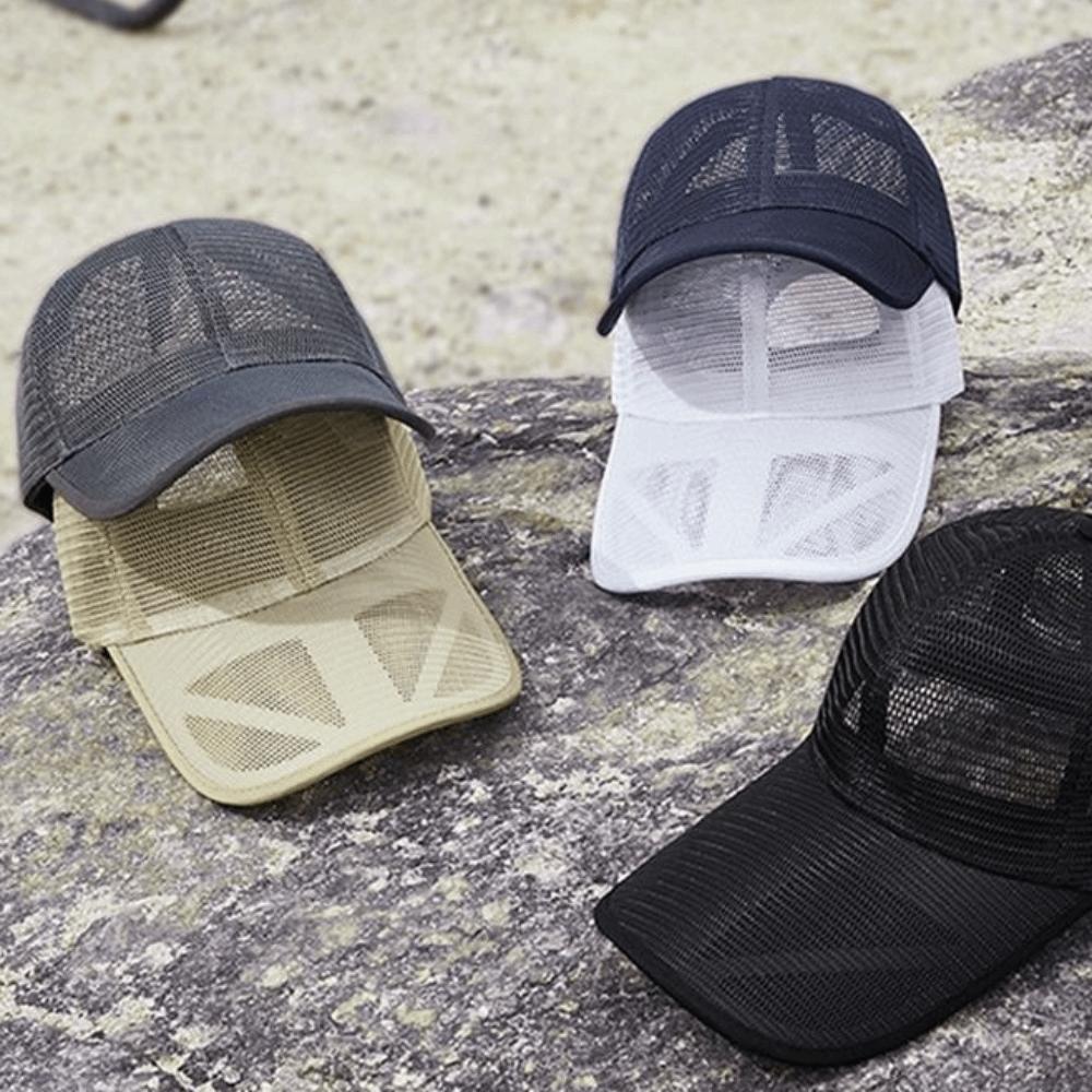 Quick-dry Mesh Baseball Cap Hollow Sports Mesh Caps Sun Hats Men Snapback Hat Unisex