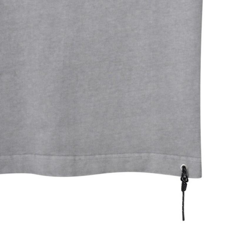 CusTomellow LighT Gray Oversized T shirT cqTam25421gyl