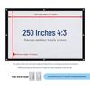 250 Zoll 4:3 faltbare Outdoor-Projektorleinwand ohne Bohren
