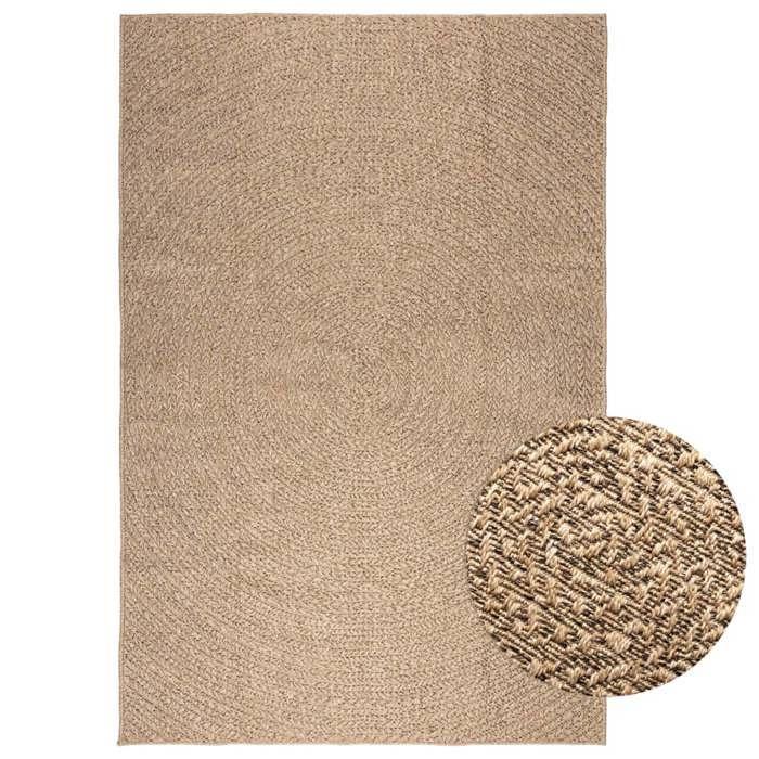 VidaXL Rug 160x230 Cm Jute Look Indoor and Outdoor, Outdoor Rug, Floor Rug, Indoor Rug 364841