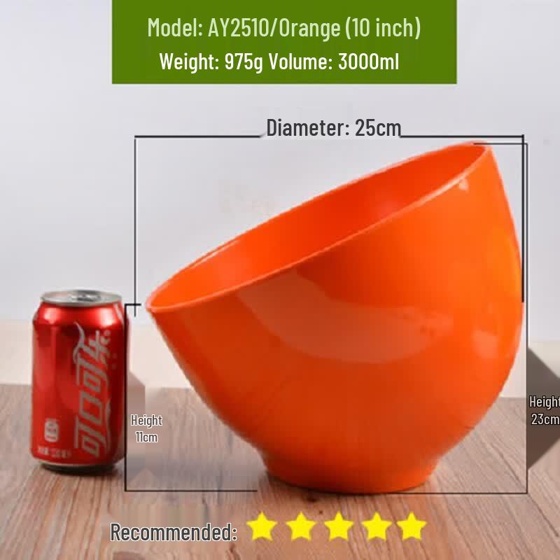 Colorful Melamine Slanted Serving Bowl