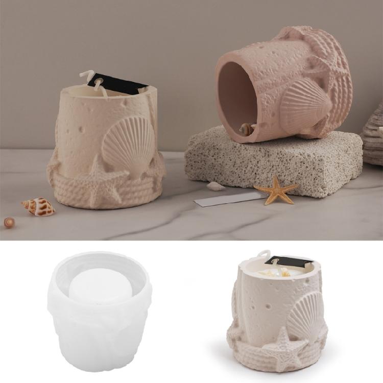 Multipurpose Silicone Shells Mould for Jewelry Plate Candle Holder Home Storage Decoration for Craft Supplies Art