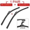 For Hyundai Ioniq 2016-2020 26"+18" Car Accessories Front Windscreen Wiper Blade Brushes Wipers U Type J Hooks 2020 2019 2018