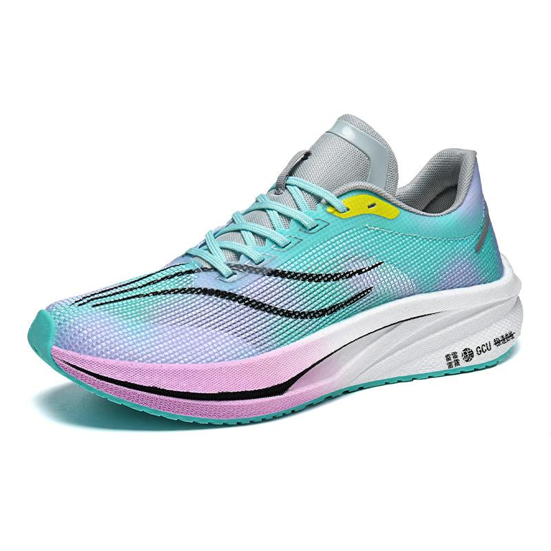 Feidian 4C Carbon Board Ultra-light Student Junior High School Student Running Shoes Male Breathable Professional Racing Shock Absorption Ol