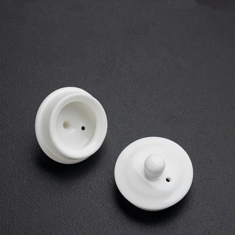 Purple Clay Single Teapot Lid Ceramic Round Tea Kettle Lid Accessories