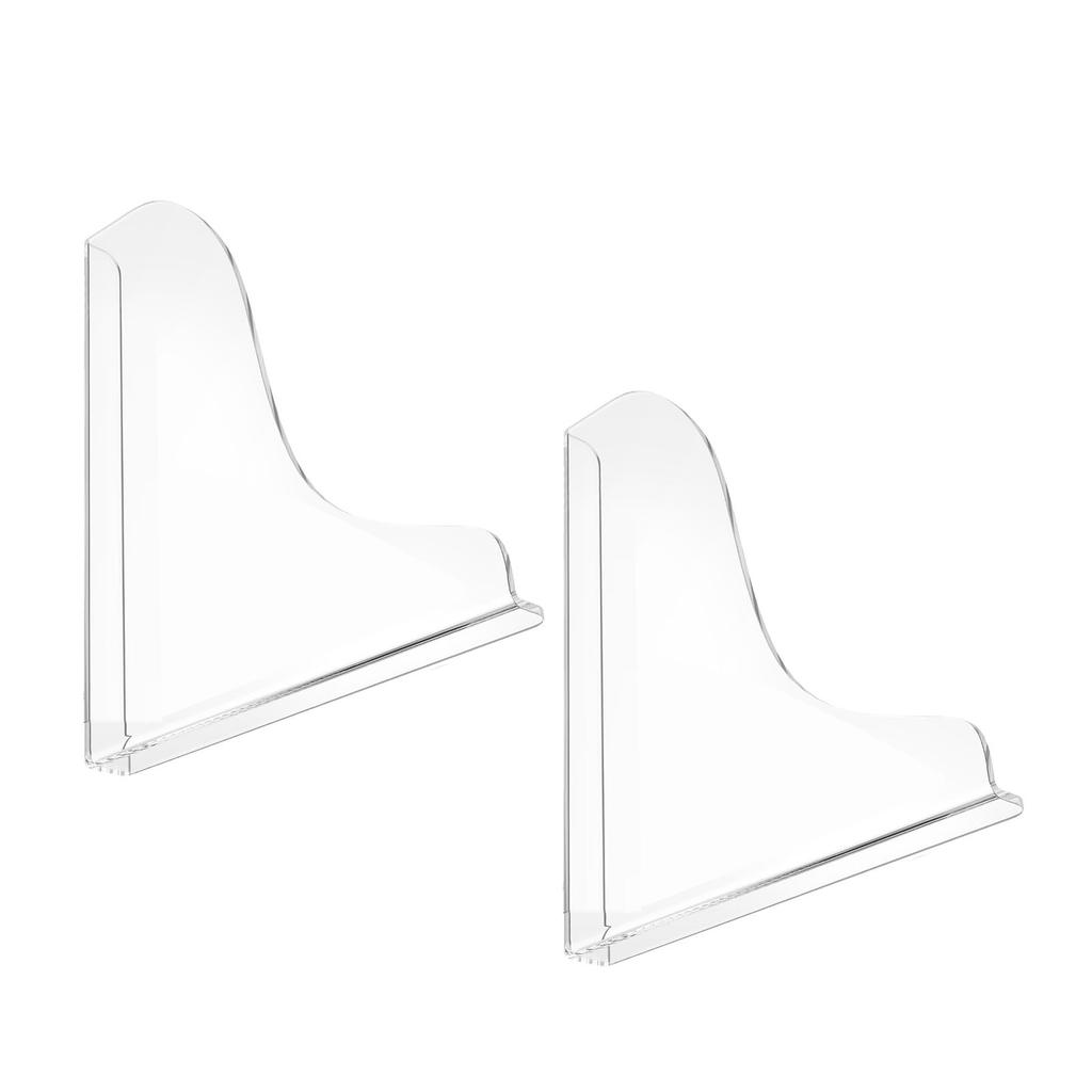 2PCS Clear Shower Splashing Guard Acrylic Bath Angle Protection Tub Corner Water Guards for Home