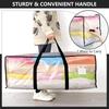 4 Pack 120L Moving Bags, Heavy Duty Moving Totes, Clear Waterproof Storage Bag with Zips