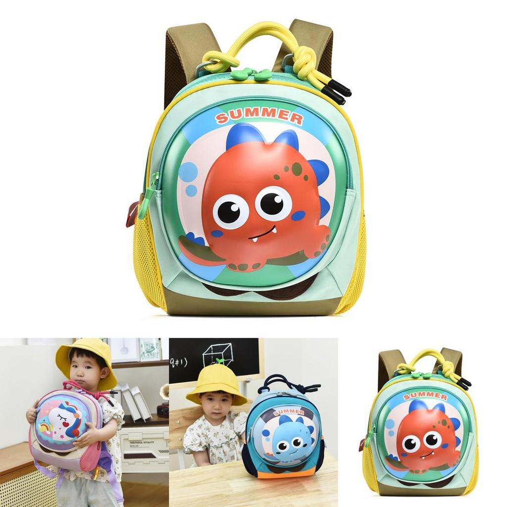 Horse Dinosaur Patternchildrens Backpack With Lightweight Design For Kindergarten