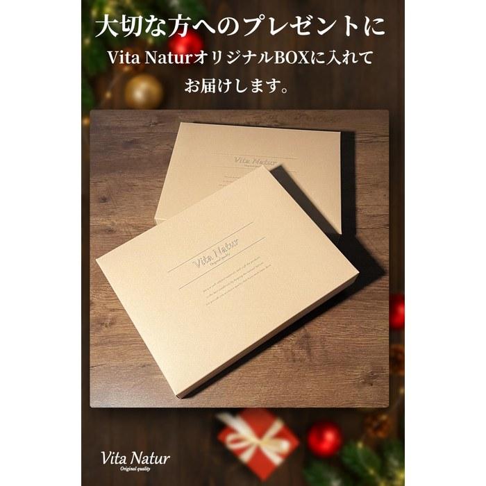 [Vita Natur] Muffler Cashmere 100% Large Size Unisex Check - Orange Free Size
