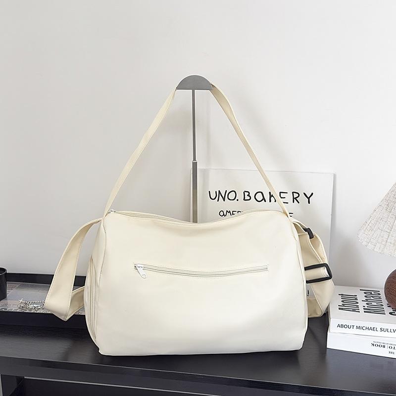 

Sports Yoga Fitness Bag Short-distance Light Travel Bag Large Capacity Women s Independent Shoe Warehouse Storage Travel Package Printing Logo белый