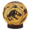 YANOMAN 3D Spherical Puzzle LumiOrb JURASSIC WORLD Dinosaur In Amber Includes Piece Request Rechargeable LED Charging and Base 61-Piece (Approx. 7.6cm